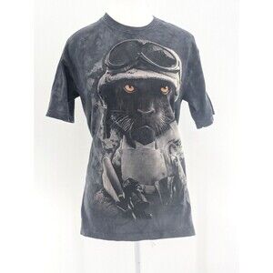 The Mountain Black Panther Combat Manimals Military Army T-Shirt SIze Small